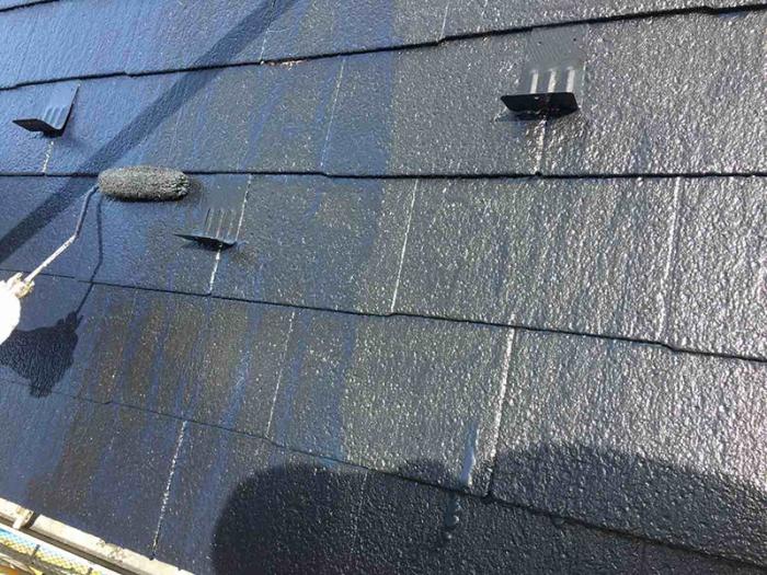 滋賀県米原市屋根塗装工事の写真です