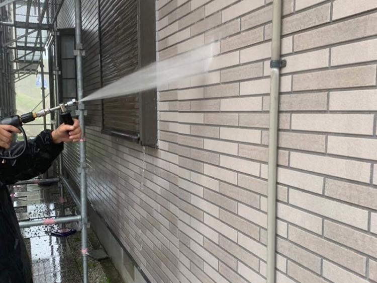 滋賀県米原市外壁高圧洗浄