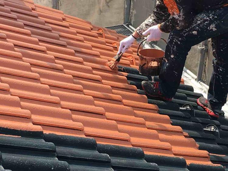 滋賀県彦根市屋根塗装工事