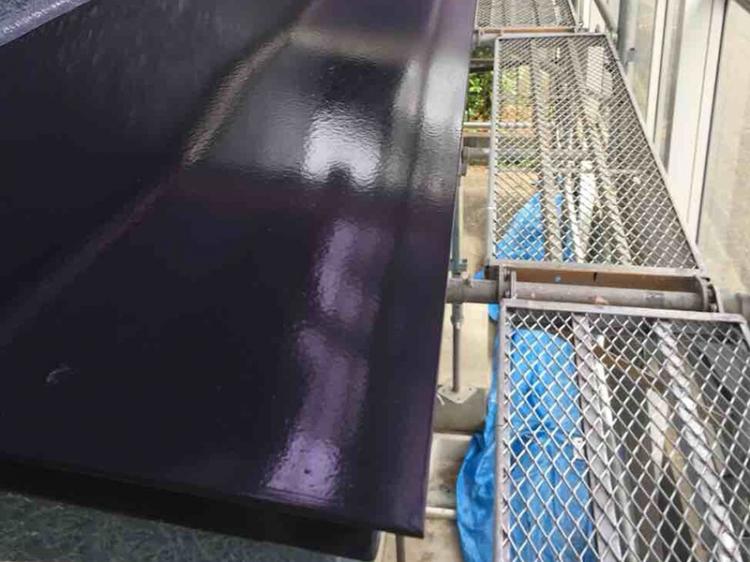 滋賀県栗東市庇塗装工事