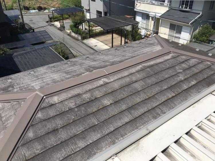 滋賀県蒲生郡屋根洗浄工事