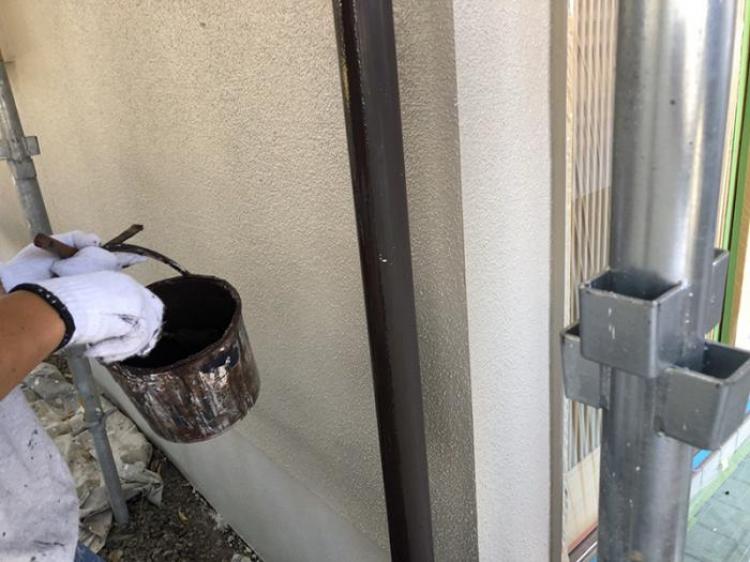 滋賀県守山市雨樋塗装工事