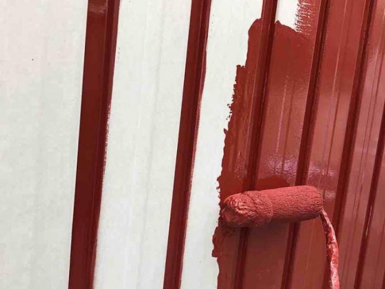 滋賀県甲賀市倉庫錆止め塗装工事