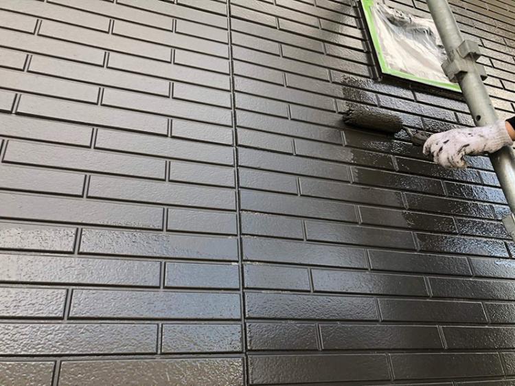 滋賀県米原市外壁上塗り塗装工事