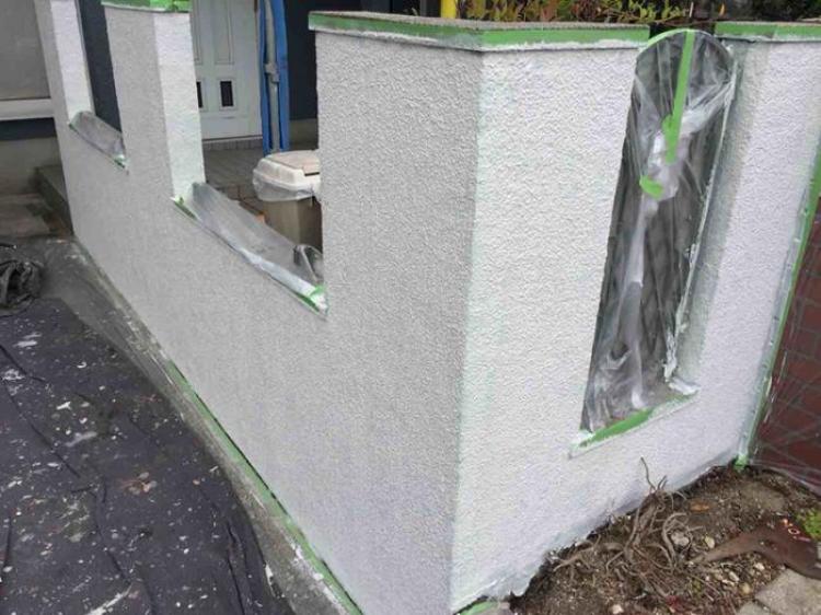 滋賀県栗東市外塀塗装工事