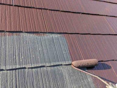 【屋根塗装 下塗り】滋賀 野洲市