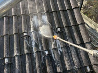 【屋根塗装　高圧洗浄】滋賀 大津市