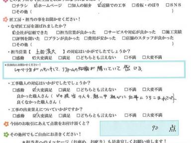 リフォームの知識が豊富でした